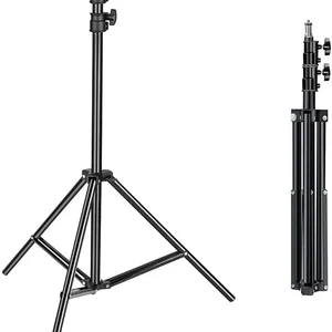 Metal Light Stand 6.5 Feet One Piece - Original in Bangladesh
