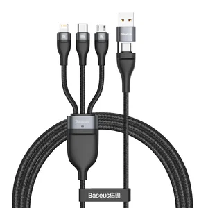 Baseus Two-for-Three Charging Cable - Original in Bangladesh