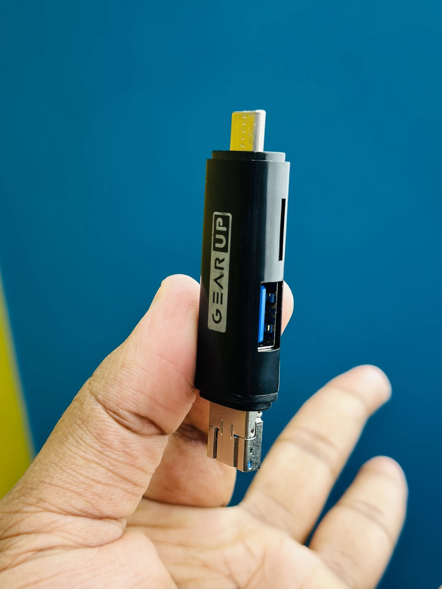 Multifunction OTG Card Reader- Type-C/USB /Micro USB/micro SD Memory Card Reader - 18