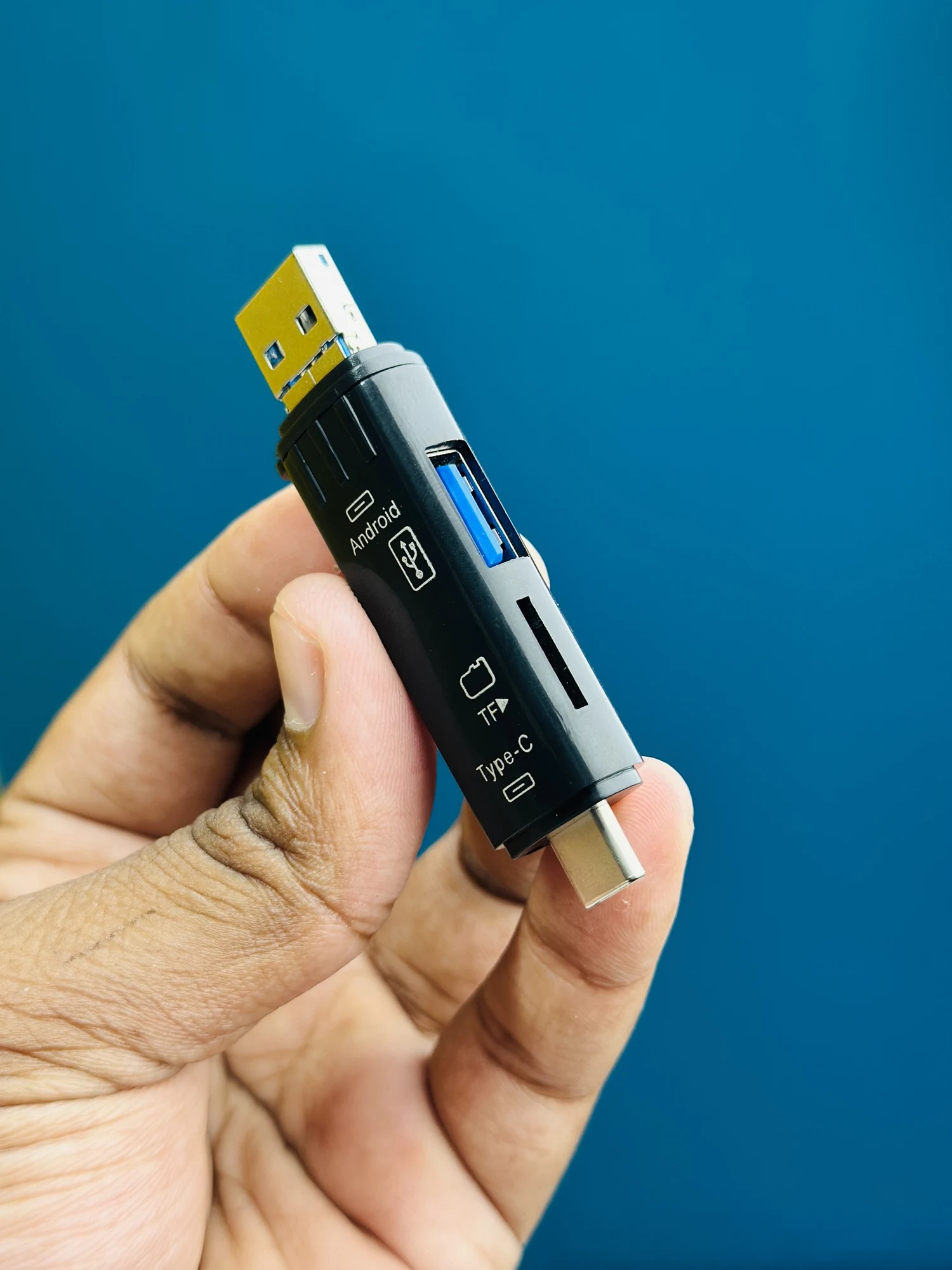 Multifunction OTG Card Reader- Type-C/USB /Micro USB/micro SD Memory Card Reader - 19