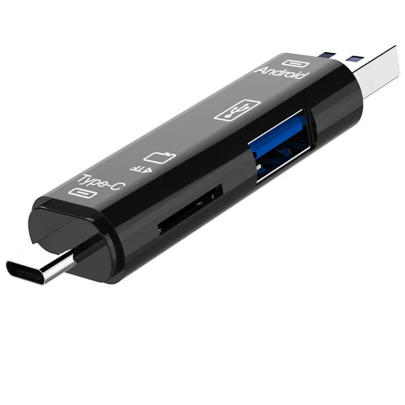 Multifunction OTG Card Reader- Type-C/USB /Micro USB/micro SD Memory Card Reader - 5