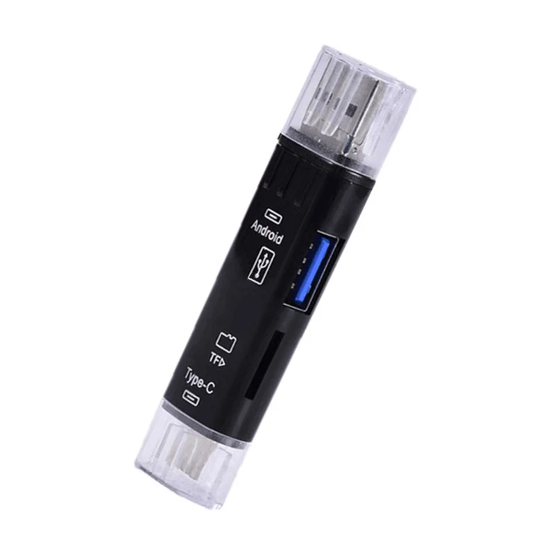 Multifunction OTG Card Reader- Type-C/USB /Micro USB/micro SD Memory Card Reader - 9