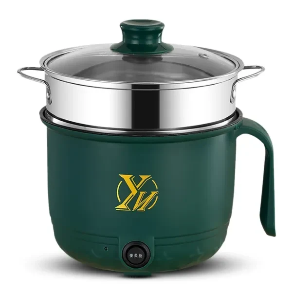 YN Double Deck Electric Cooking Pot Green - Original in Bangladesh