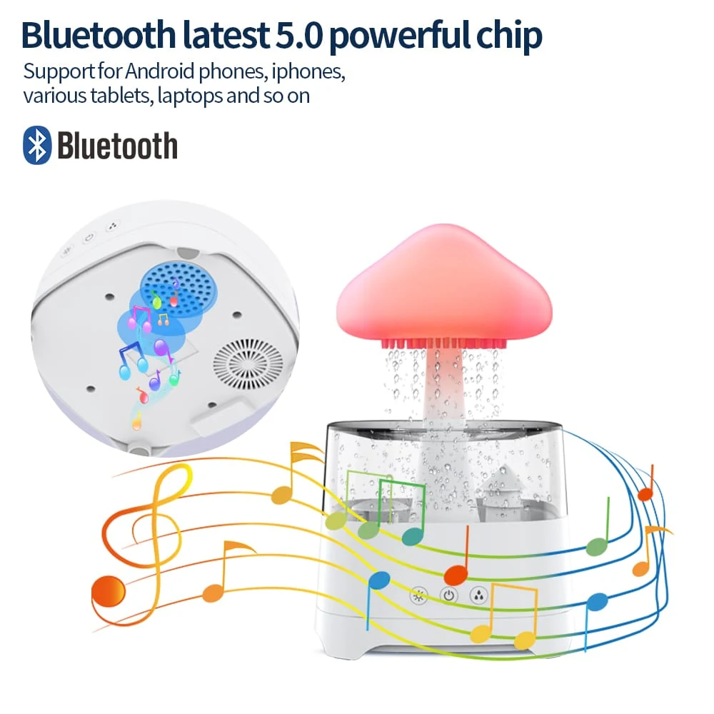 Rain Cloud Bluetooth Speaker Humidifier - 5