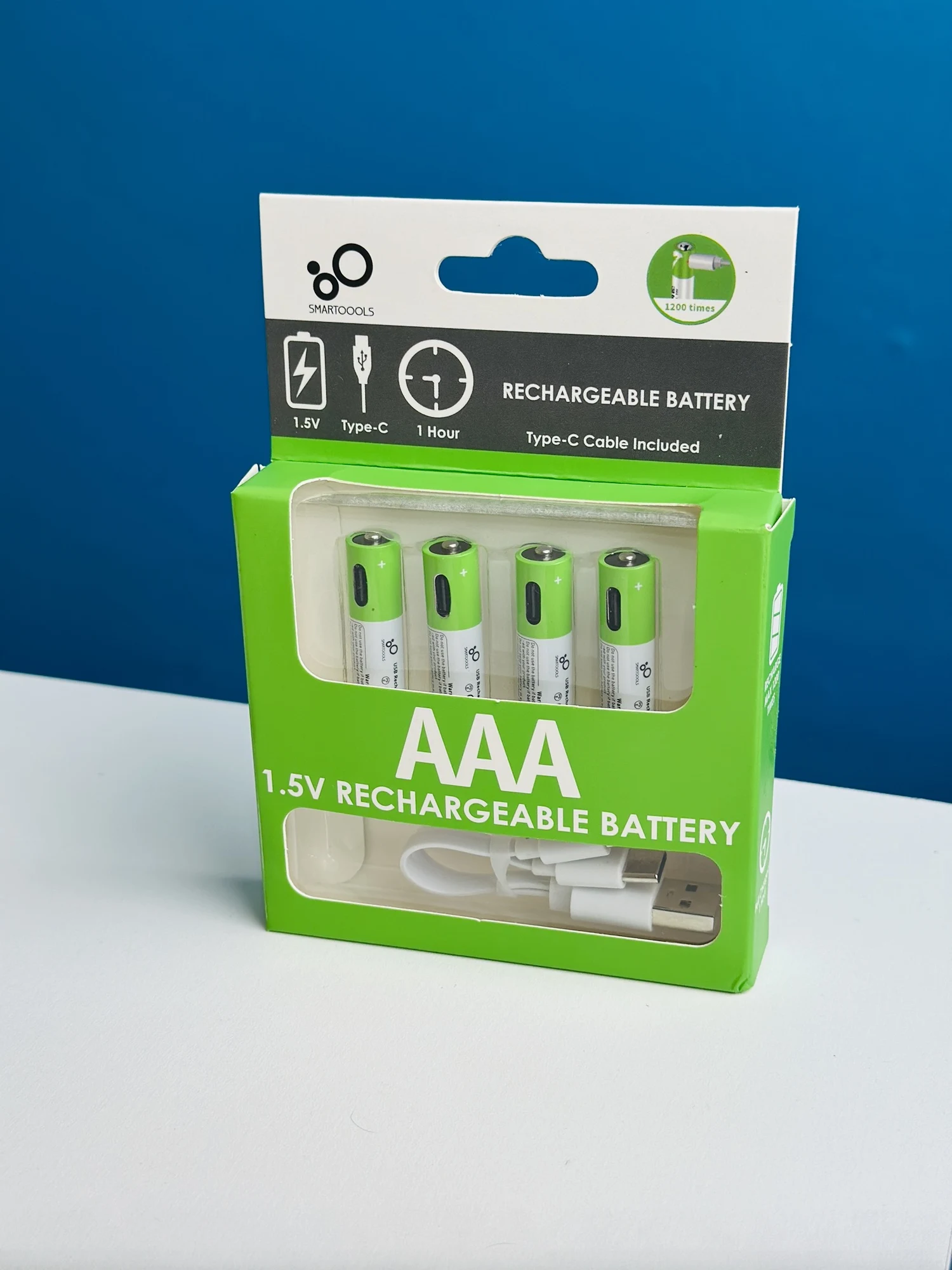 SmarToools RB40 AA USB-C Battery — 4 Pack - 11