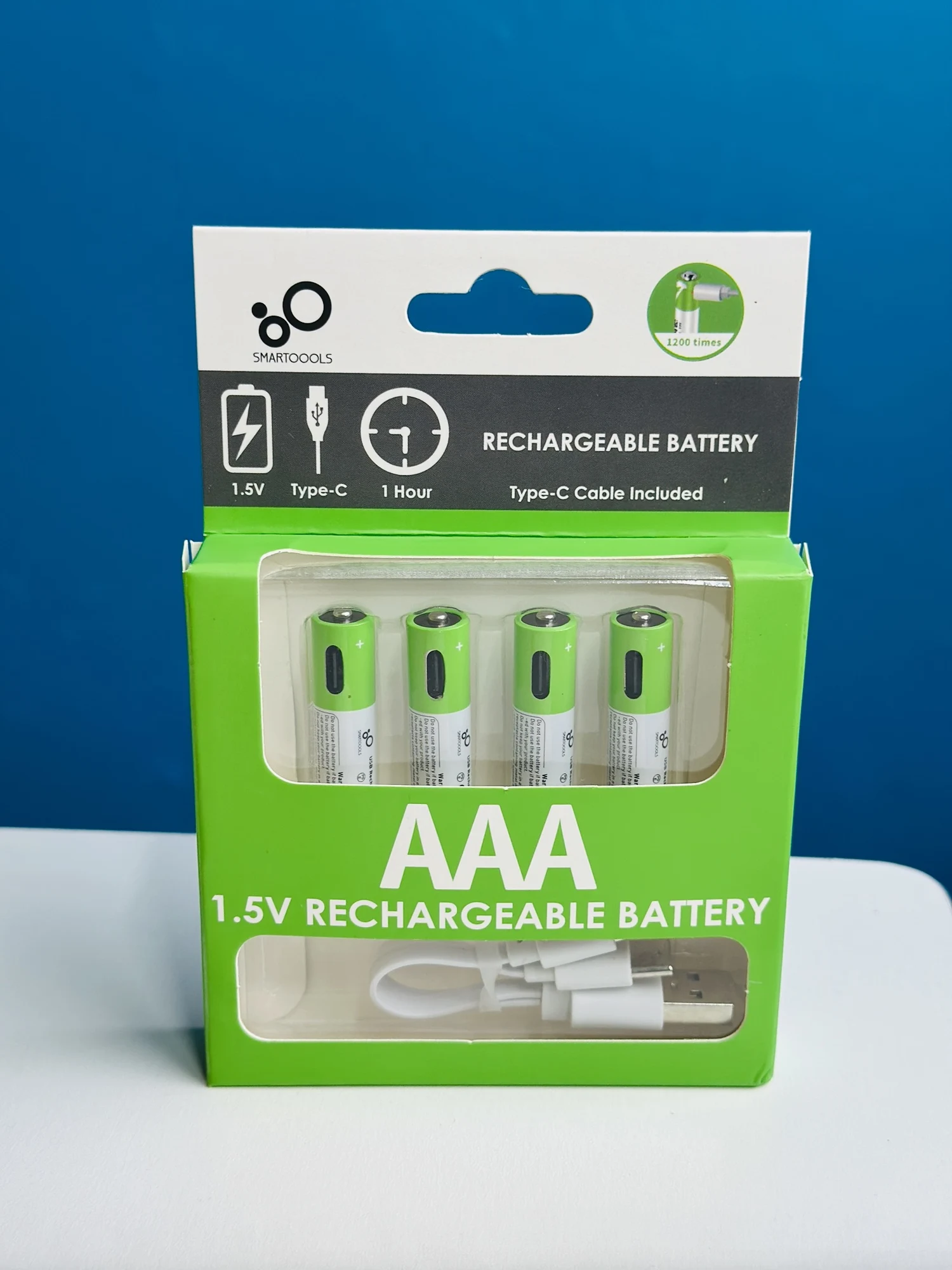 SmarToools RB40 AA USB-C Battery — 4 Pack - 14