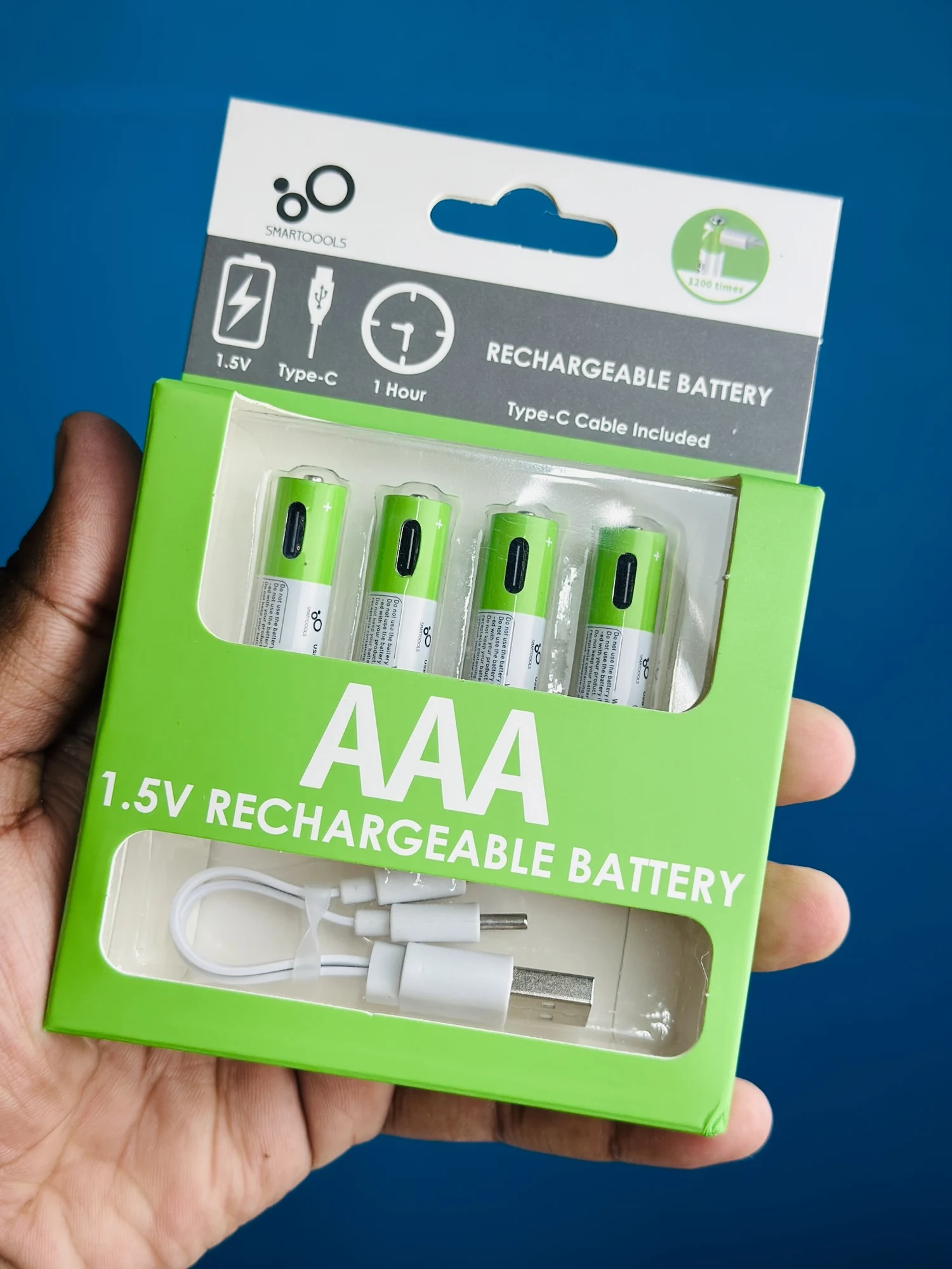 SmarToools RB40 AA USB-C Battery — 4 Pack - 18