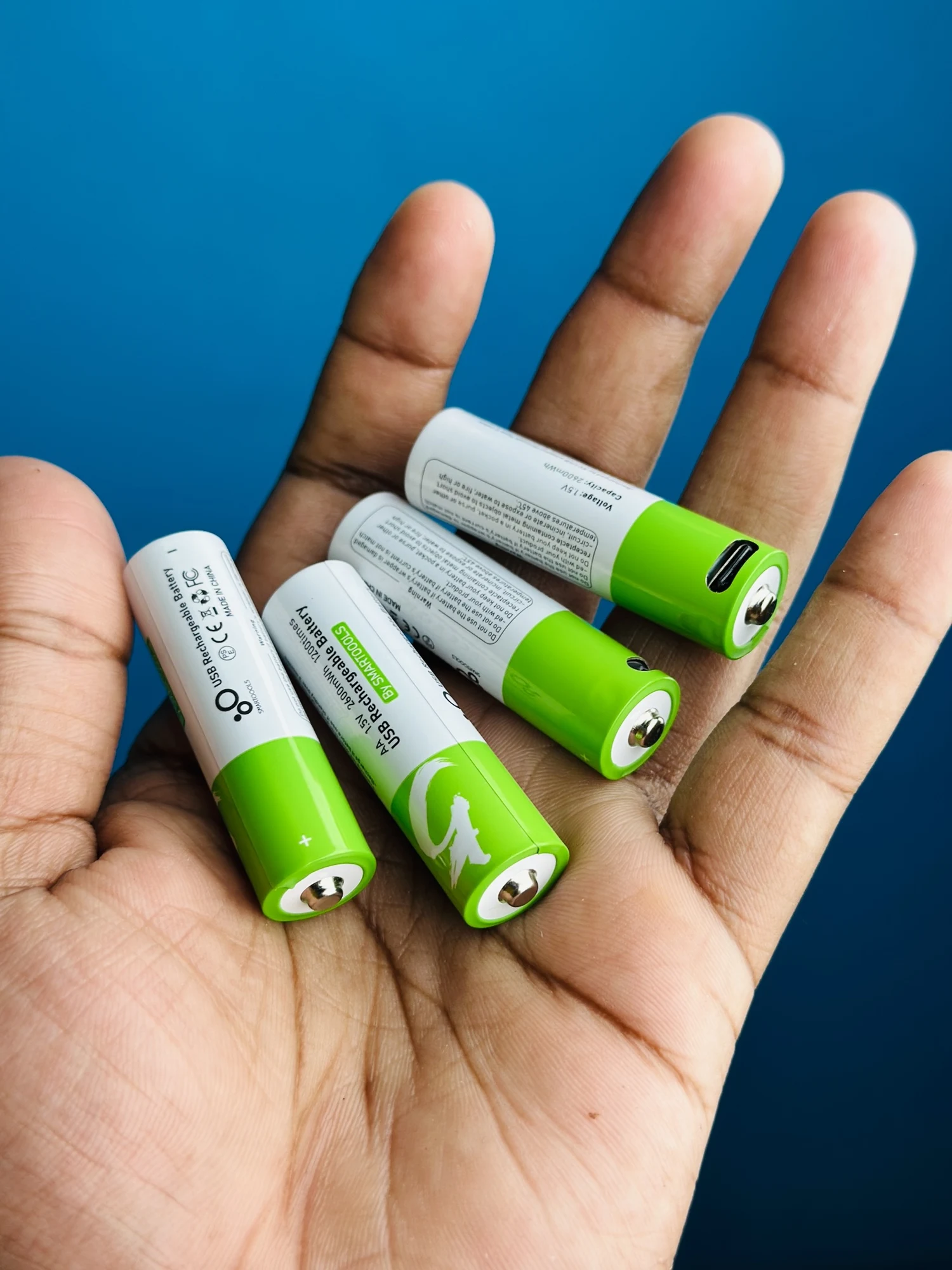SmarToools RB40 AA USB-C Battery — 4 Pack - 30