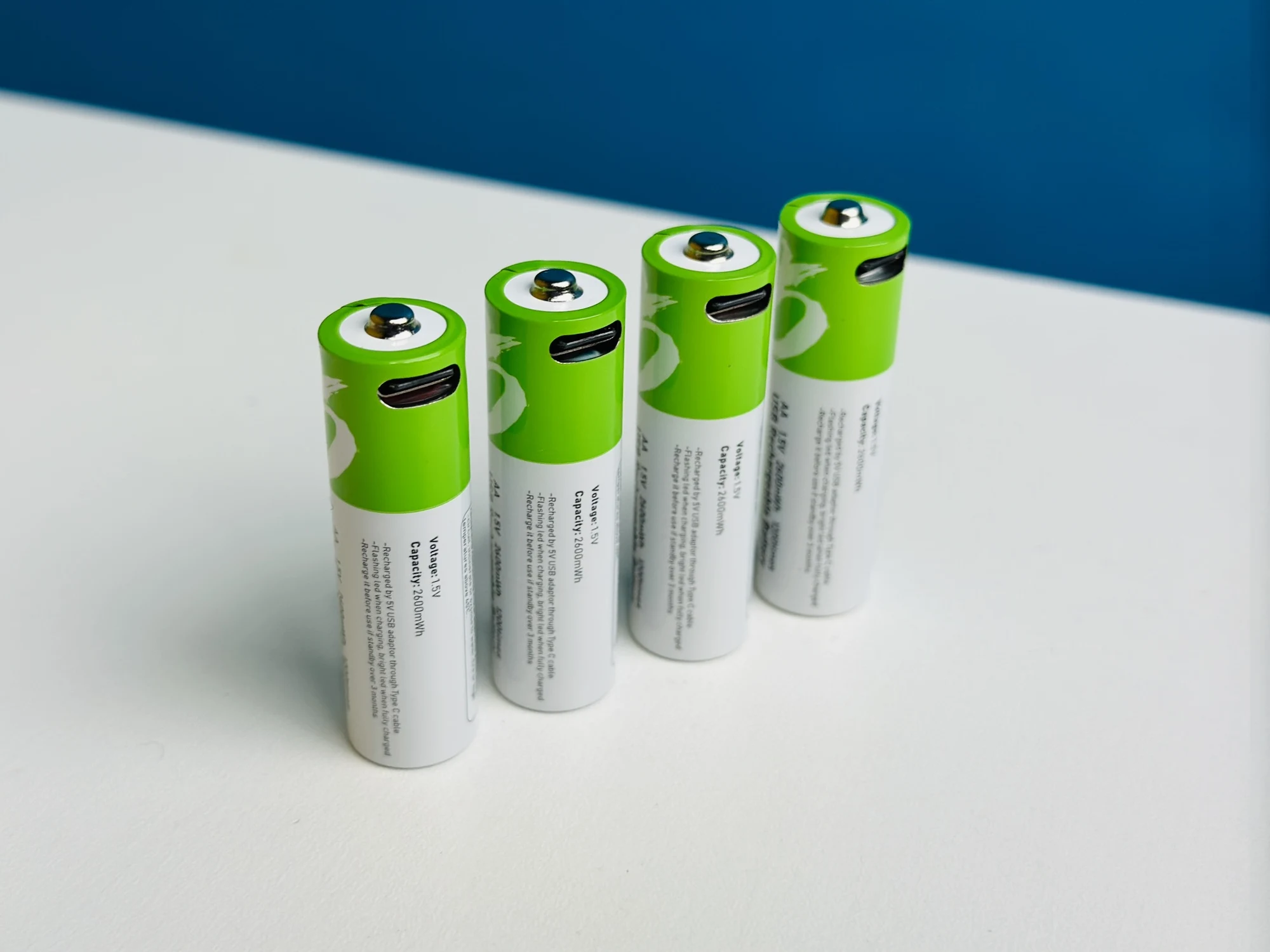 SmarToools RB40 AA USB-C Battery — 4 Pack - 34