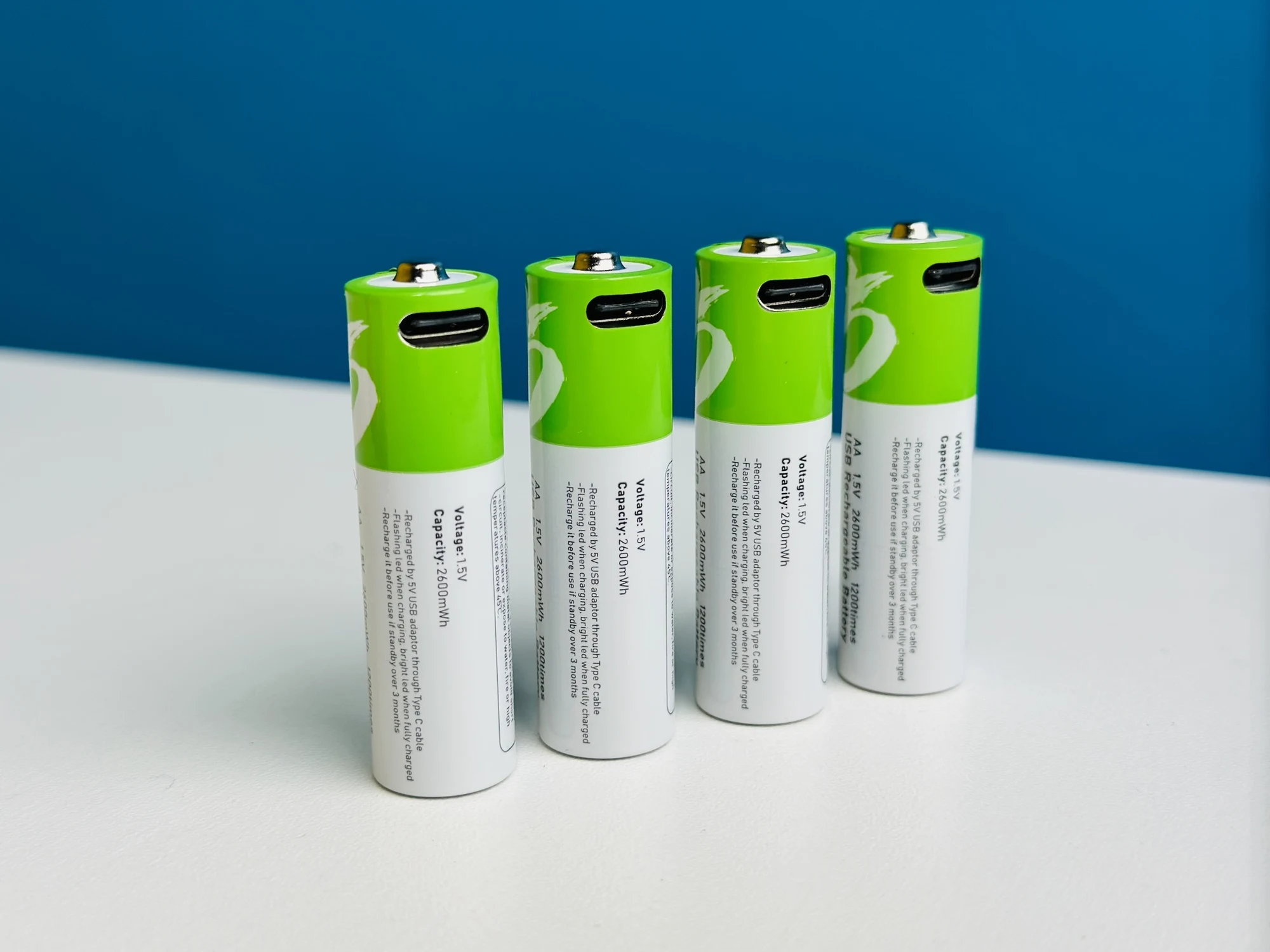 SmarToools RB40 AA USB-C Battery — 4 Pack - 35