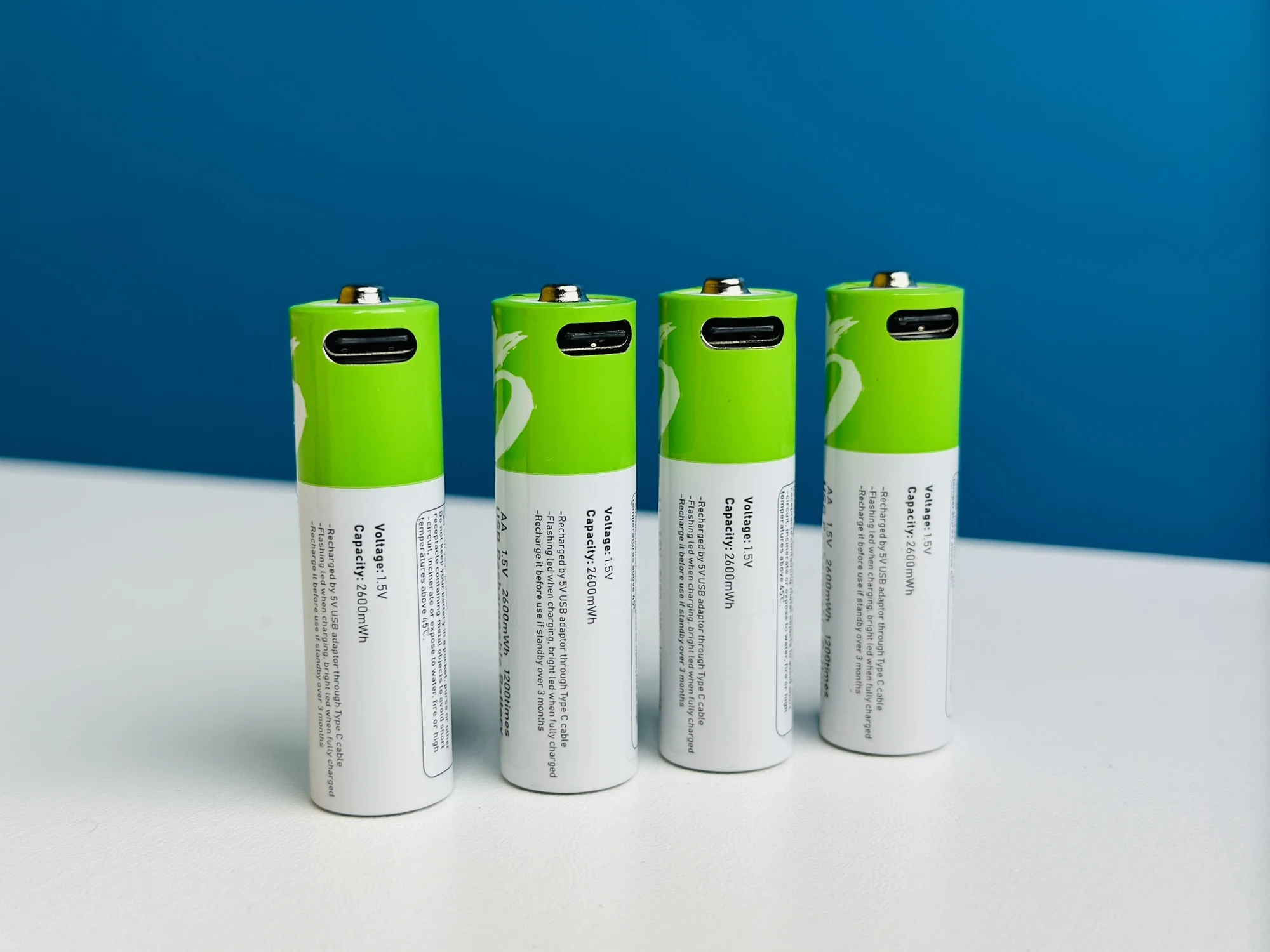 SmarToools RB40 AA USB-C Battery — 4 Pack - 36