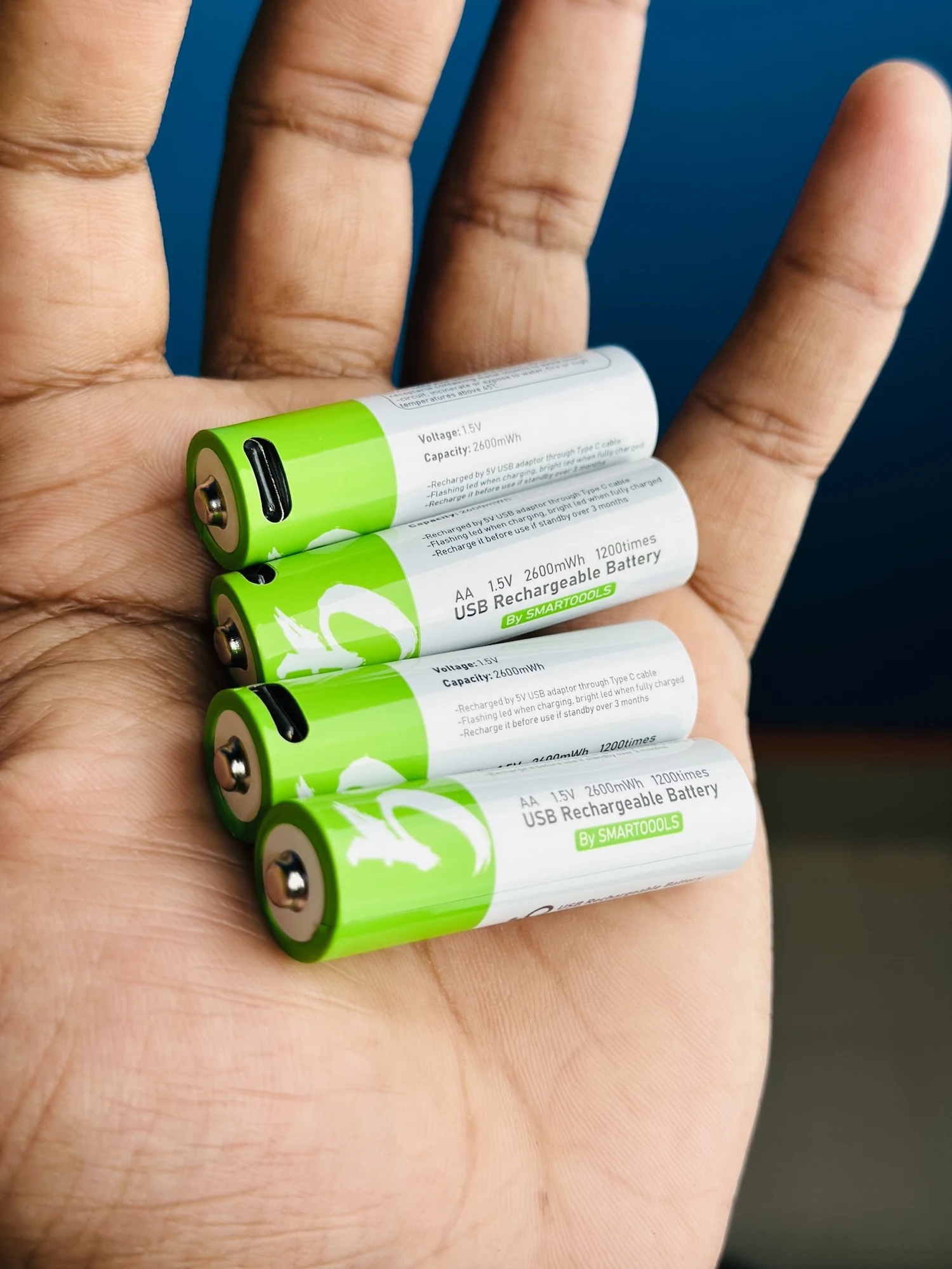 SmarToools RB40 AA USB-C Battery — 4 Pack - 41