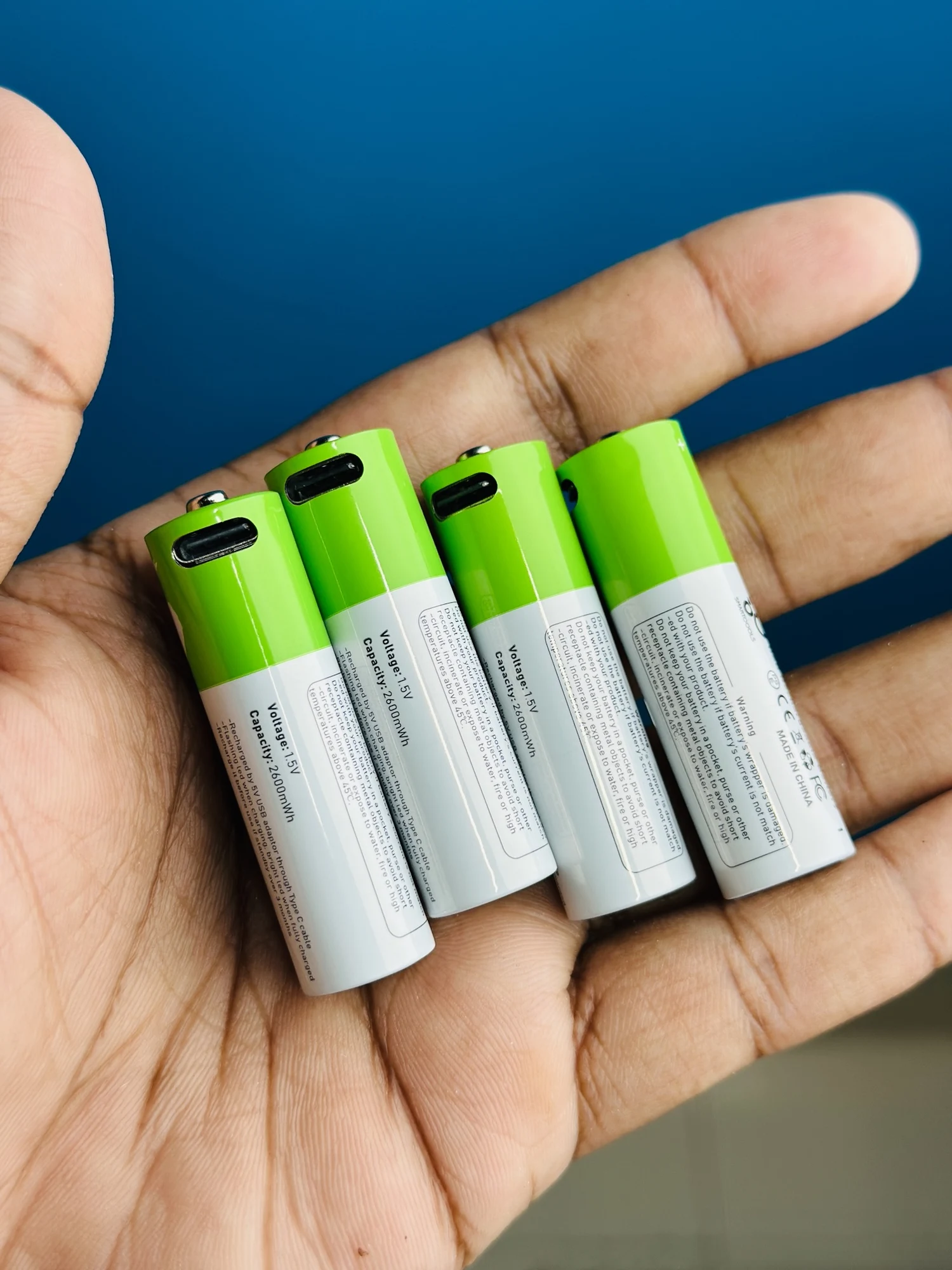 SmarToools RB40 AA USB-C Battery — 4 Pack - 43