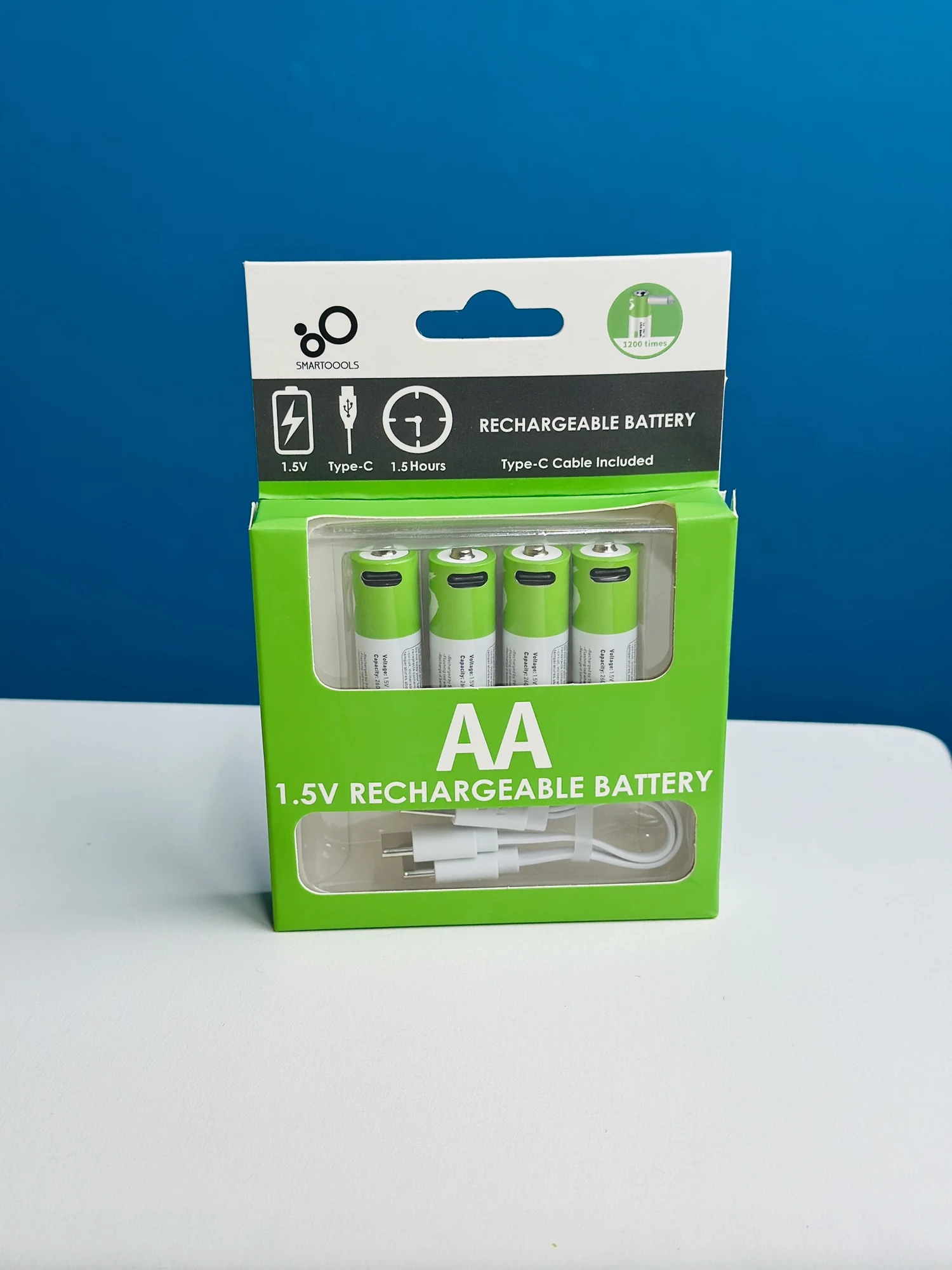 SmarToools RB40 AA USB-C Battery — 4 Pack - 46