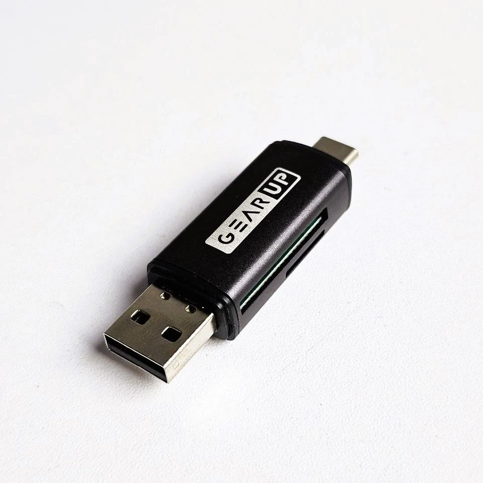 GearUP 4 In 1 Multifunction OTG Card Reader Type-C/USB /SD Card/TF Card Reader - 2