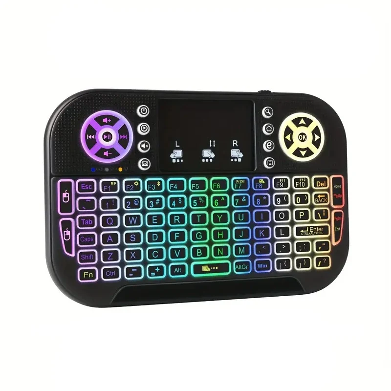 GearUP MK20 2.4GHz + Wireless Dual Mode RGB Backlit Rechargeable Mini Portable Keyboard With Touchpad - Original in Bangladesh