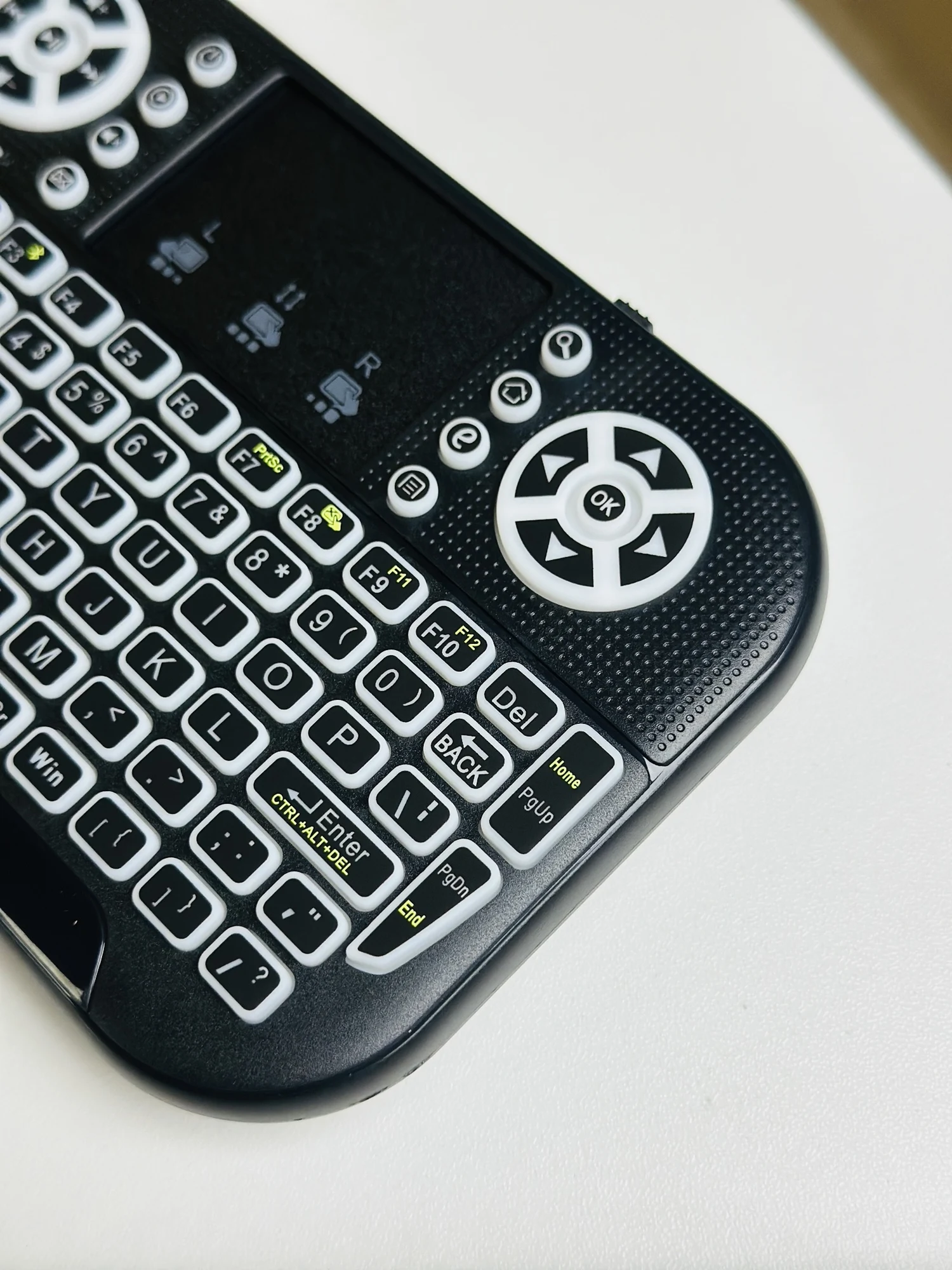 GearUP MK20 2.4GHz + Wireless Dual Mode RGB Backlit Rechargeable Mini Portable Keyboard With Touchpad - 11