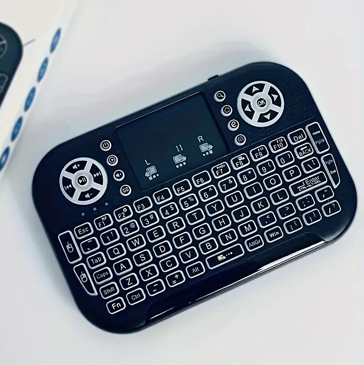 GearUP MK20 2.4GHz + Wireless Dual Mode RGB Backlit Rechargeable Mini Portable Keyboard With Touchpad - 2
