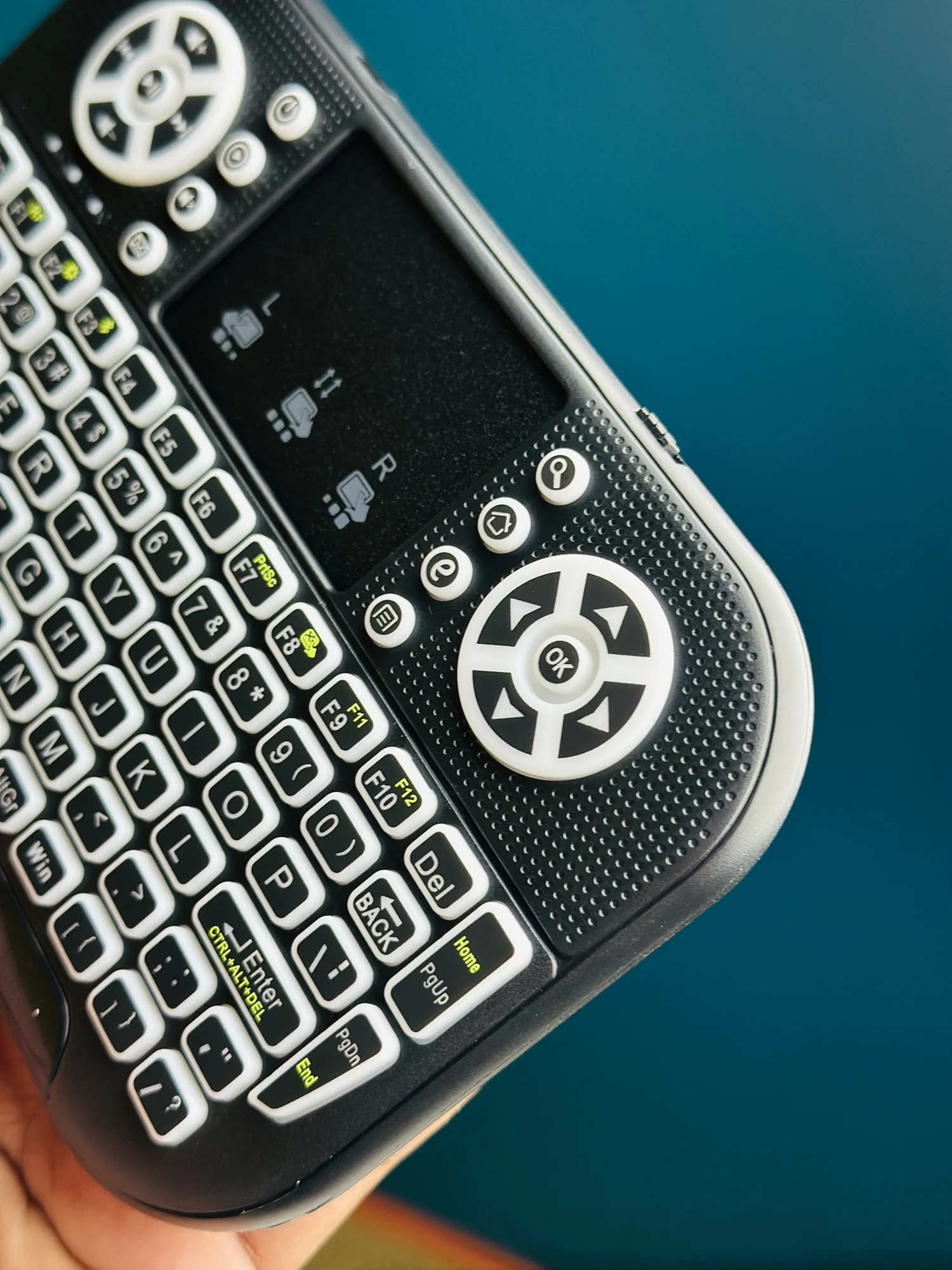 GearUP MK20 2.4GHz + Wireless Dual Mode RGB Backlit Rechargeable Mini Portable Keyboard With Touchpad - 3
