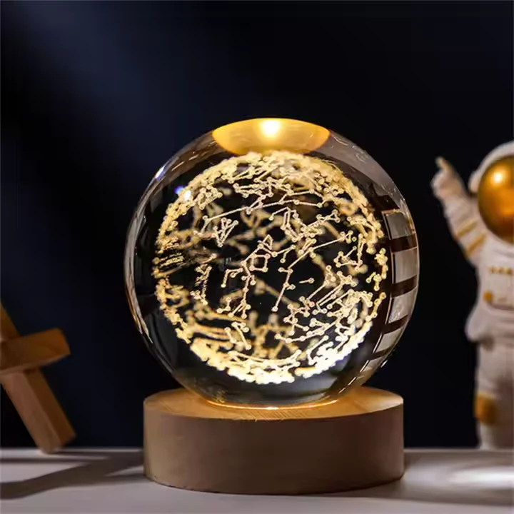 3D Crystal Ball - Constellation ( 7 Color Base) - Original in Bangladesh