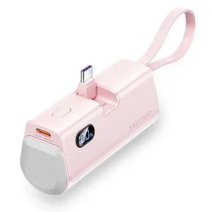 Vention 4800mAh Pink Power Bank - Original in Bangladesh