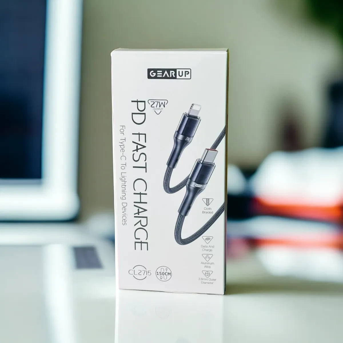 GearUP CL2715 USB-C to Lightning Cable - Original in Bangladesh
