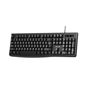 AULA AK105 USB Wired Black Keyboard - Original in Bangladesh
