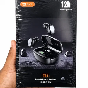 BYZ T61 Bean True Wireless Earbuds - Original in Bangladesh