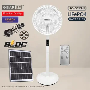 GearUP GP90 Rechargeable Stand Fan - Without Solar Panel - Original in Bangladesh