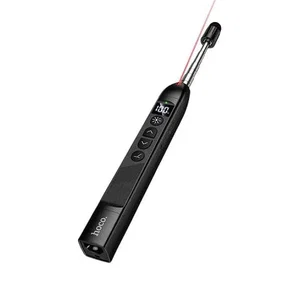 HOCO GM205 3-in-1 Wireless Presentation Remote – Red Laser, Extendable Pointer, Stylus Pen (USB & Type-C Receiver) - Original in Bangladesh