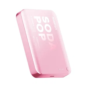 Momax 1-Power Pass Soda Pop 10000mAh Pink Power Bank - Original in Bangladesh