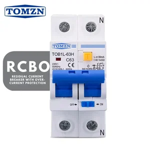 TOMZN TOB1L-63H RCBO - 63A - Original in Bangladesh