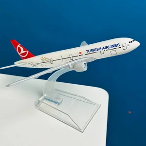 Turkish Airlines Boeing 777 Model 16cm