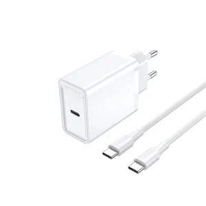 Vention FAHWF-EU Charger with USB-C Cable - White